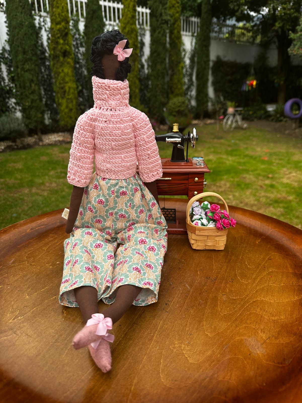 Tildas con saco de crochet