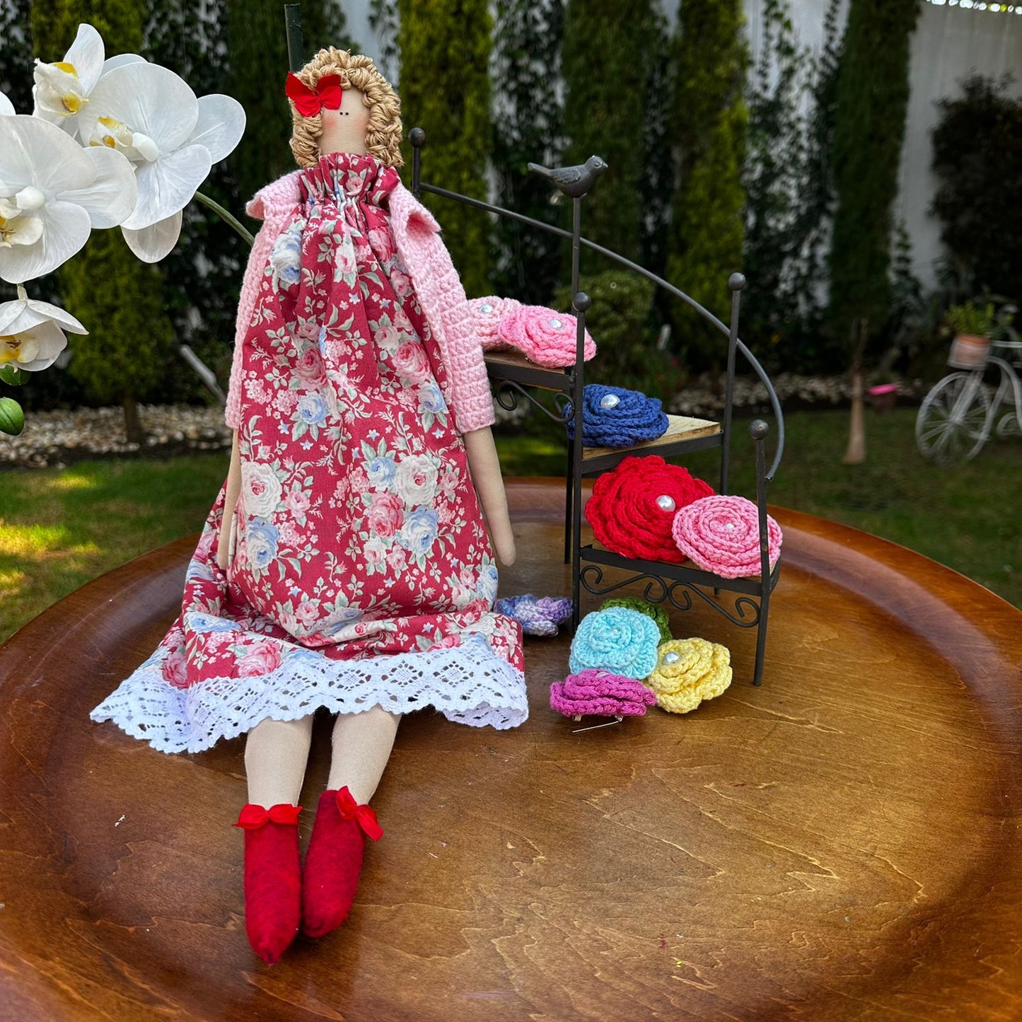 Tildas con saco de crochet